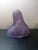 1930s 1930 Madonna Bust by Franz Hagenauer Czech in Alexandrite Satin Glass For Sale - Image 5 of 5