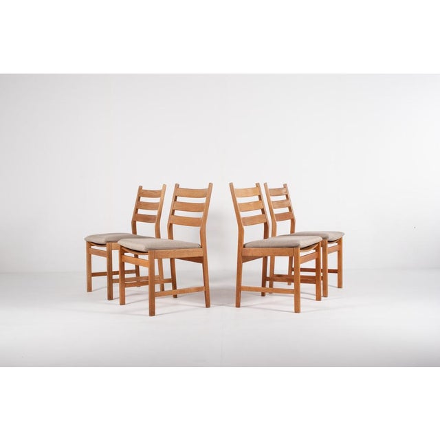 Oak Dining Chairs by Kurt Østervig for K.P. Møbler, 1960s, Set of 4 For Sale - Image 14 of 14