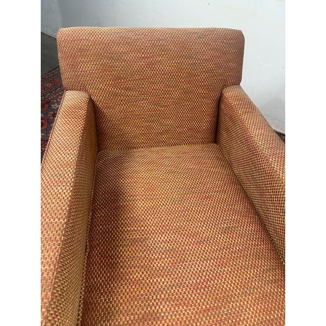 Modern Arm Chair and Ottoman by Hancock & Moore For Sale In New York - Image 6 of 11
