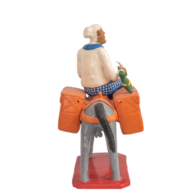 Folk Art Late 20th Century "Vovô No Burro" Folk Art by Antonio Rodriguez For Sale - Image 3 of 6