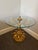 Vintage Hollywood Regency Gilt Metal Flower Leaf and Glass Side Table For Sale - Image 12 of 12