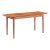 Jens Risom Mid Century Walnut Flip Top Console Dining Table For Sale