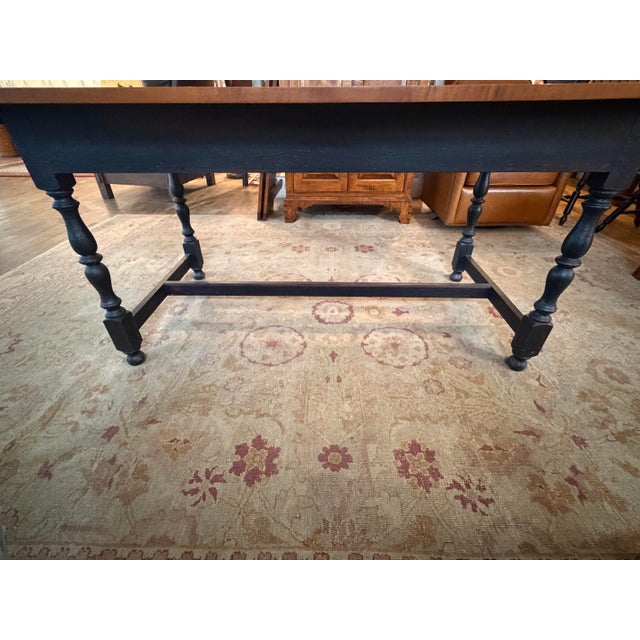 Custom Made David LeFort Tiger Maple Dining Table For Sale - Image 4 of 11