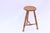 Wood Scandinavian 3-Legged Farmer's Stool in Beech, 1890s For Sale - Image 7 of 12