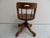 Antique Oak Rotating Desk Armchair, 1890s For Sale - Image 9 of 12