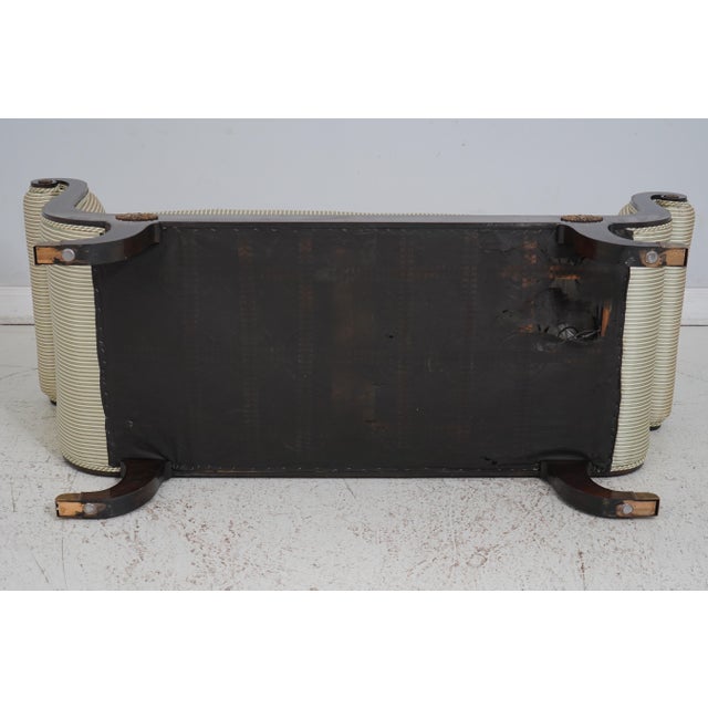 Vintage Regency Style Recamier Chaise Lounge For Sale - Image 12 of 12