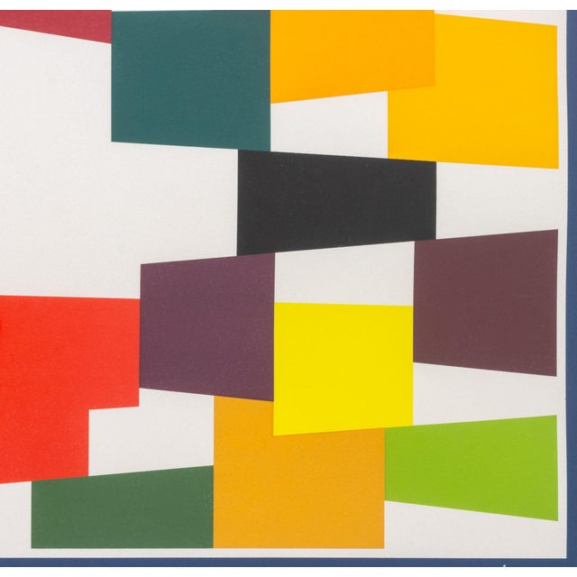 1970s Yaacov Agam "Composition I" Screenprint, Circa 1975 For Sale - Image 5 of 8