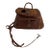 Antique Wicker and Leather Fishing Creel Basket With Strap For Sale
