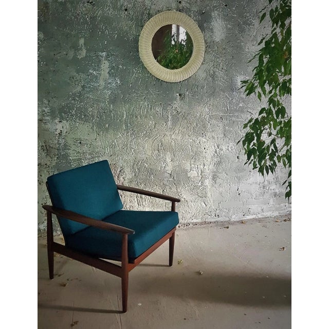 Mid-Century Wall mirror made of basket mesh, Italy, 1960s. Up to 250V (Europe/UK Standard).The wiring of this item may be...