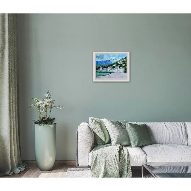 Modern Impressionism Oil Painting Seaside Landscape For Sale - Image 10 of 12