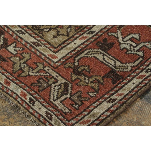 Early 19th Century Antique Persian Kurdish Rug in Polychromatic Geometric Patterns - Rug & Kilim For Sale - Image 5 of 7