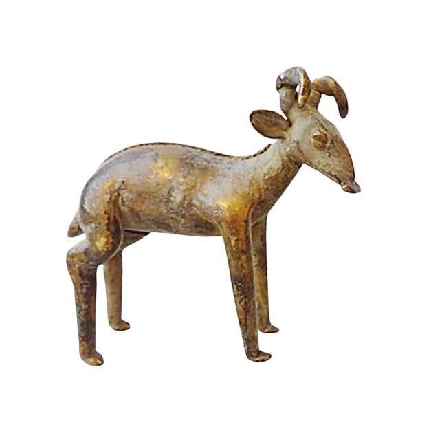 Bronze AfricanTribal/ Ashanti Akan of a Ram/ For Sale
