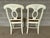 Pottery Barn Napolean Cream Rush Bottom Side Chairs For Sale - Image 10 of 11