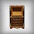 An exceptional Napoleon III secretary desk adorned with wood marquetry. The undulating front, simulating a seven-day...