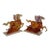 Pair of Vintage Acrylic Horse Figurines Circa: Mid Century For Sale