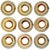 1960s Rosenthal Golden Grail Encrusted Gold Porcelain Dinnerware by Raymond Loewy - 45 Piece Service for Eight For Sale - Image 11 of 13