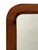 Early 20th century, antique rounded pine mirror. Wired, ready to hang. Mirror glass has some areas/marks on back of glass...
