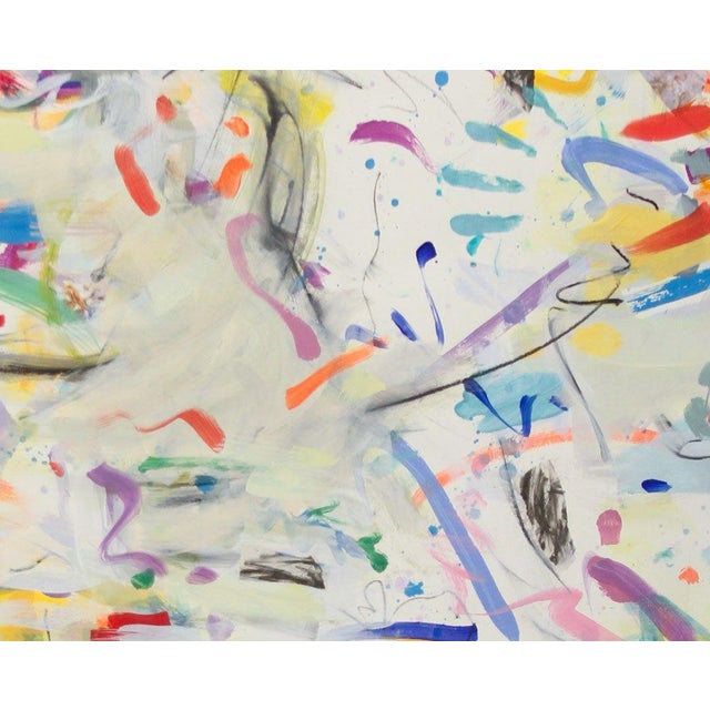 Abstract Gina Werfel "Windswept", Painting For Sale - Image 3 of 3