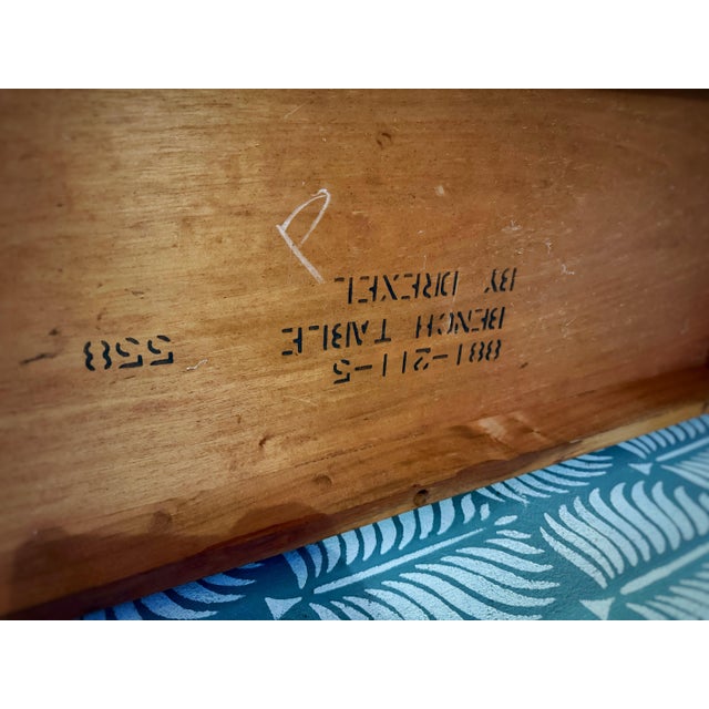 Long Drexel Mid-Century Modern Walnut Bench Coffee Table | Danish Modern Entry Bench For Sale - Image 11 of 12