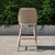 Wood Paloma Outdoor Wicker Bar Stool For Sale - Image 7 of 12