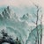 Folk Art Circa 1970 Oil on Canvas Asian Winter Landscape, Suh Jin Hee (South Korea, 20th Century), Unframed For Sale - Image 3 of 12