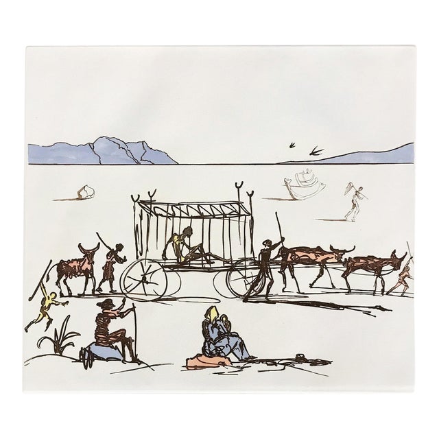 Salvador Dalí, Judgement (Hand Signed Aquatint Etching on Arches), 1981 For Sale