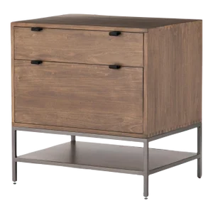 Four Hands Trey Modular Filing Cabinet, Auburn Poplar