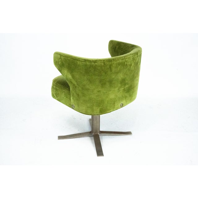 Green Swivel Poney Chairs by Gianni Moscatelli for Formanova, Italy, 1970s, Set of 4 For Sale - Image 14 of 18