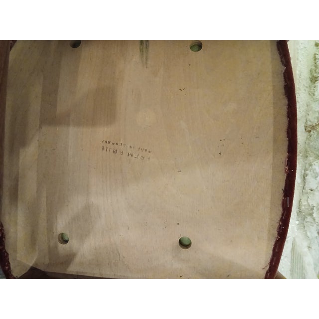 Red Dining Chairs by Hans Olsen for Frem Røjle, 1960s, Set of 4 For Sale - Image 8 of 12