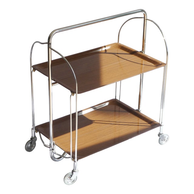 Mid-Century German Bar Cart, 1960s For Sale