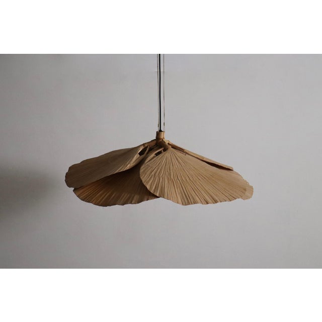 Uchiwa Series Hana I Ceiling Light by Ingo Maurer for Design M, Germany, 1970s For Sale - Image 12 of 18