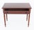 A Victorian mahogany one-drawer side table, raised upon elegant ring-turned legs The table features a single working...