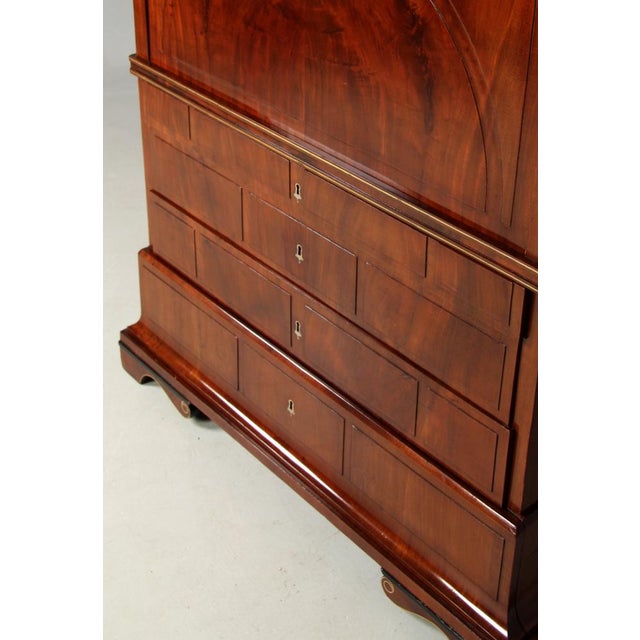 Early 19th Century Danish Biedermeier Secretary with Secret Compartments, 1830 For Sale - Image 5 of 18