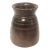 Primitive Wood Vase With Repair For Sale
