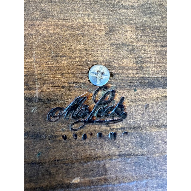 Wood Vintage MCM Wooden Canisters With Lids by Ma Leck Kitchen Set 4Pc For Sale - Image 7 of 8