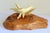 Vintage Mid-Century Modern John Perry Style Pellucida Seals on Burlwood Sculpture For Sale - Image 12 of 17