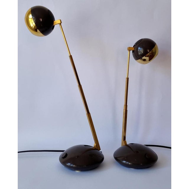 Mid-Century Telescope Table Lamps from Eichhoff Werke, Germany, 1979, Set of 2 For Sale - Image 6 of 18