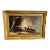 19th Century Christian Adolph Schroeder Oil on Canvas of Carriage or Sleigh Pulled by Horses For Sale