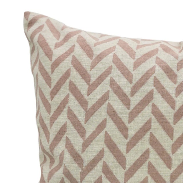 Handmade Indoor Linen Blend Pillow Cover 22x22 Inches- Jheel For Sale - Image 4 of 4