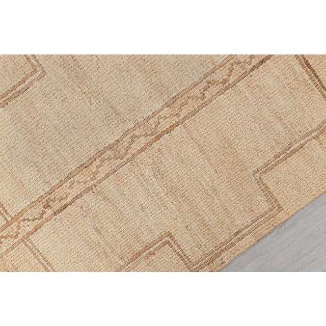 9x12Ft. Natural jute Beige Taureg Inspired Bohemian Soumek Jute Hand Woven Rug For Sale - Image 4 of 12