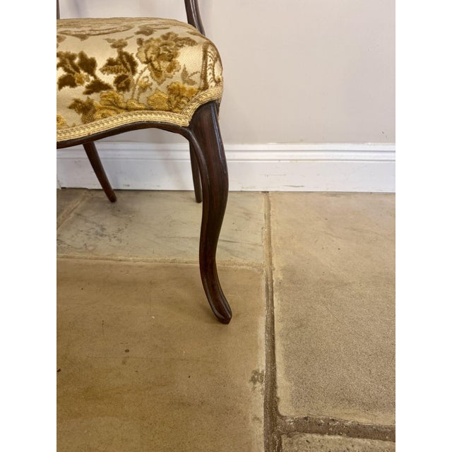 Antique Victorian Rosewood Dining Chairs, 1860, Set of 4 For Sale - Image 7 of 9