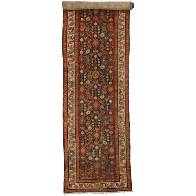 Antique Persian Malayer Rug Runner, 03'05 X 13'05 For Sale - Image 10 of 10