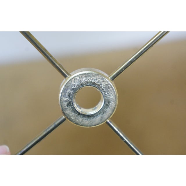 Vintage Robert Abbey Brass French Bouillotte Two Light Banquet Table Lamp For Sale - Image 15 of 15