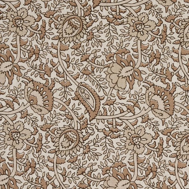Contemporary Sample - Schumacher x Mark D. Sikes Daisy Indoor/Outdoor Fabric in Neutral For Sale - Image 3 of 6