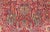 Red Large Colorful Tabriz Rug in All-Over Floral Design in Red Background & Ivory For Sale - Image 8 of 12