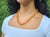 Brazilian Faceted Citrine Beaded Necklace, 19.5 Inches Long For Sale - Image 4 of 8