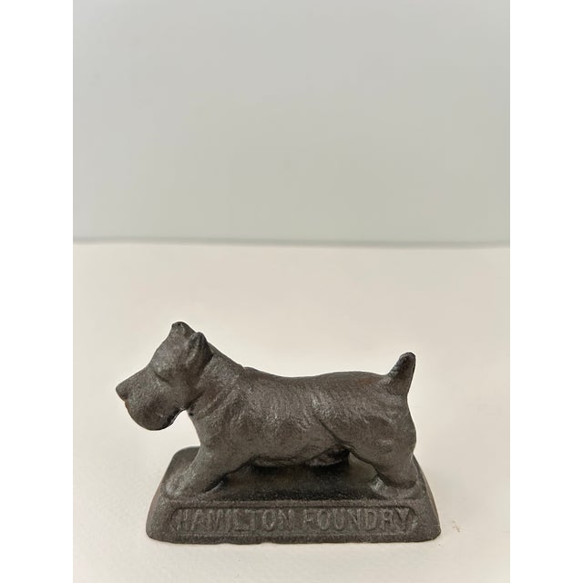 Vintage Hamilton Foundry Cast Iron Advertising Paperweights For Sale - Image 4 of 13
