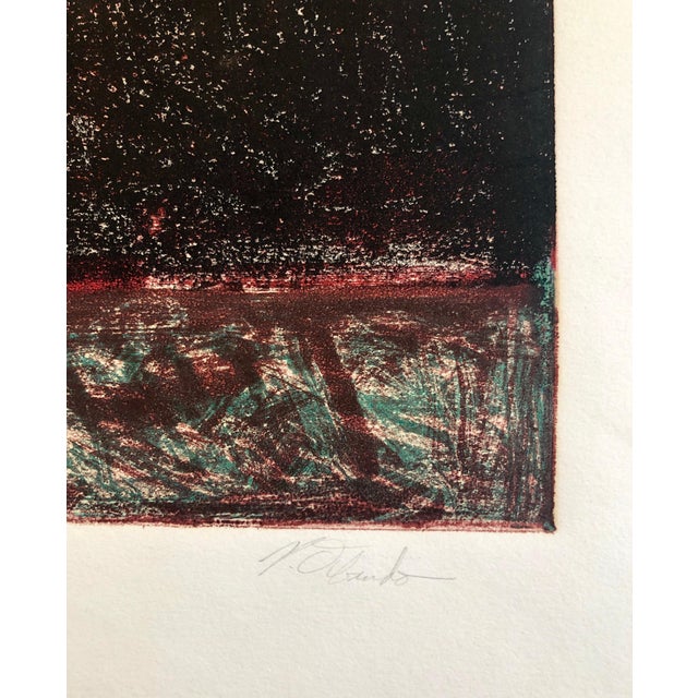 Pierre Obando, Caribbean Abstract Pattern & Decoration Monoprint Monotype Painting Print Obando, 1997 For Sale - Image 4 of 7