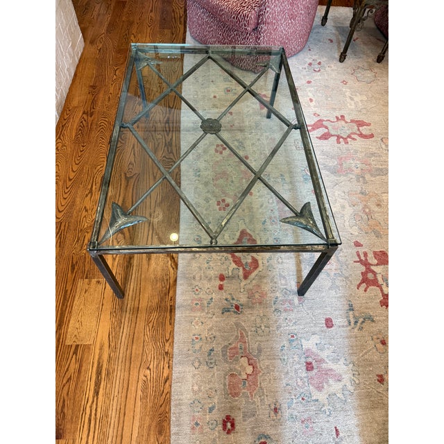 Iron Arrow Coffee Table For Sale - Image 4 of 8