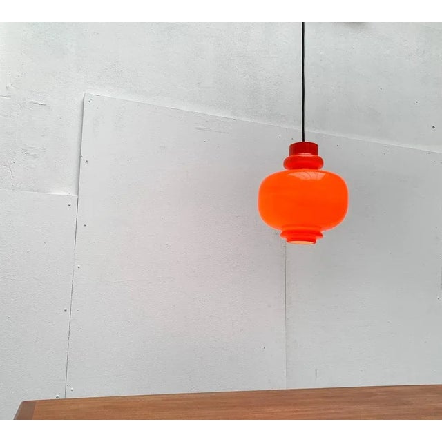 Mid-Century Modern Mid-Century Swedish Space Age Oplight 75 Pendants by Hans-Agne Jakobsson for Staff, 1970s, Set of 2 For Sale - Image 3 of 18